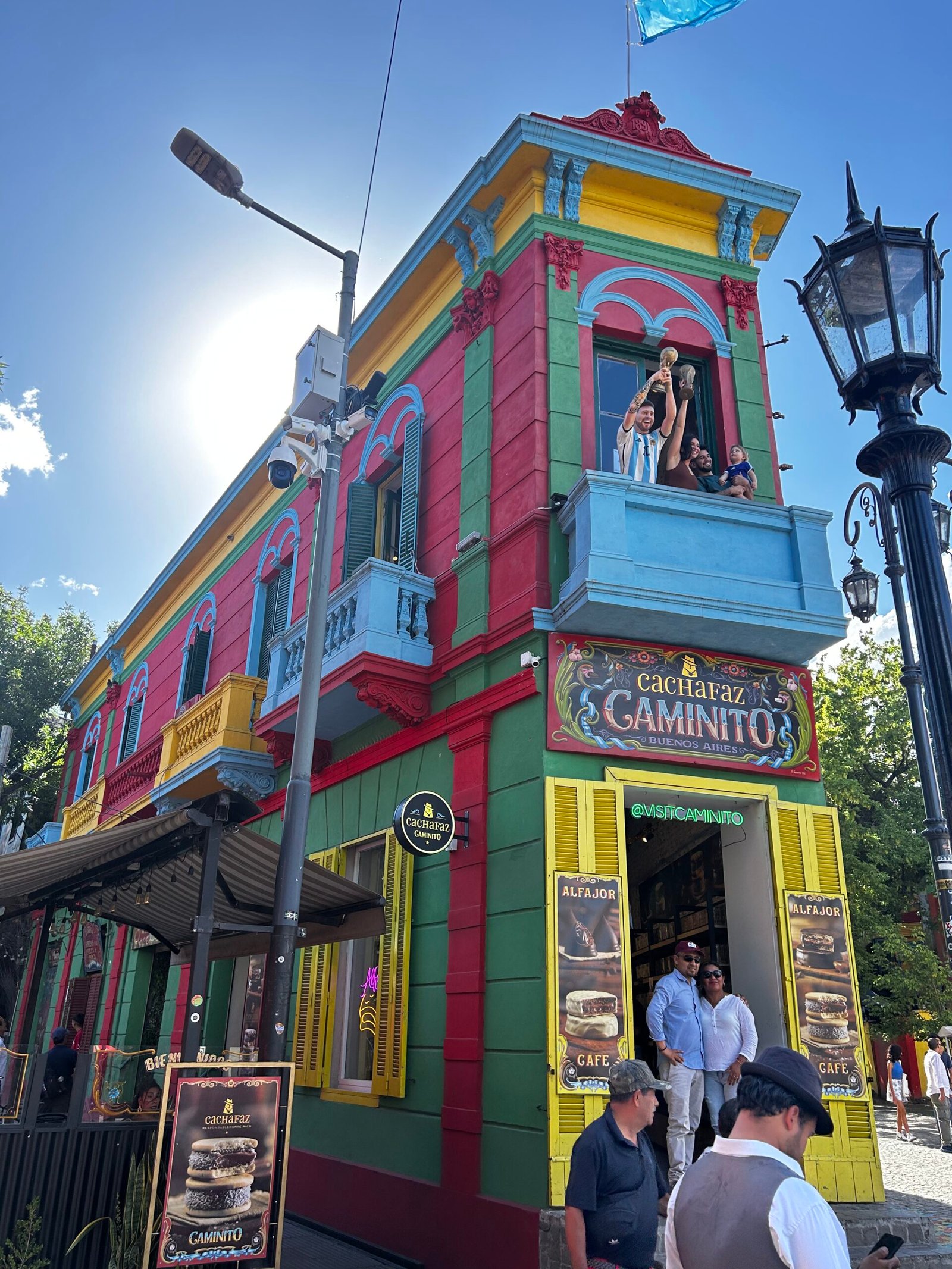Stunning and colourful area in Buenos Aires