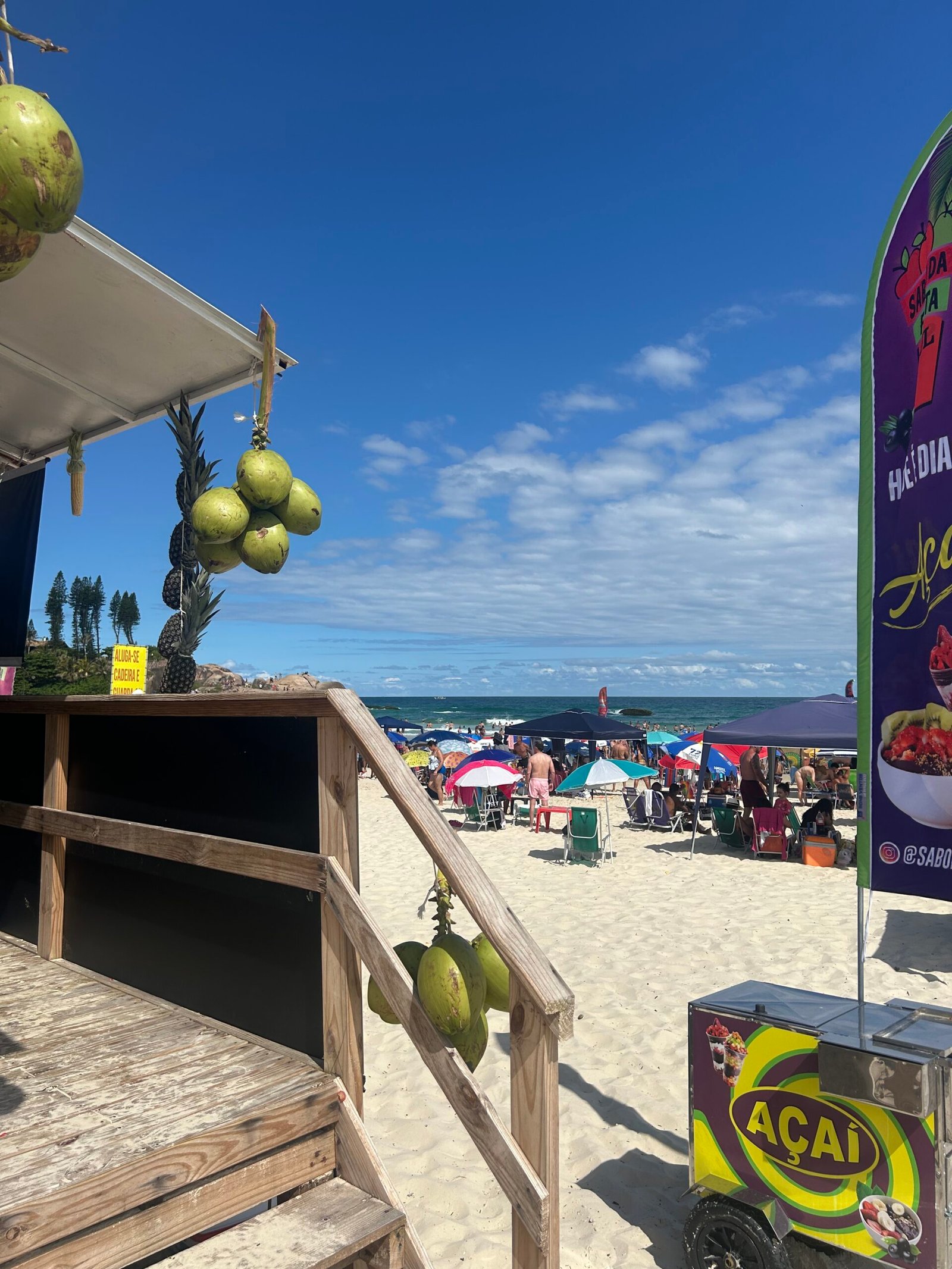 A Stunning beach in Florianópolis