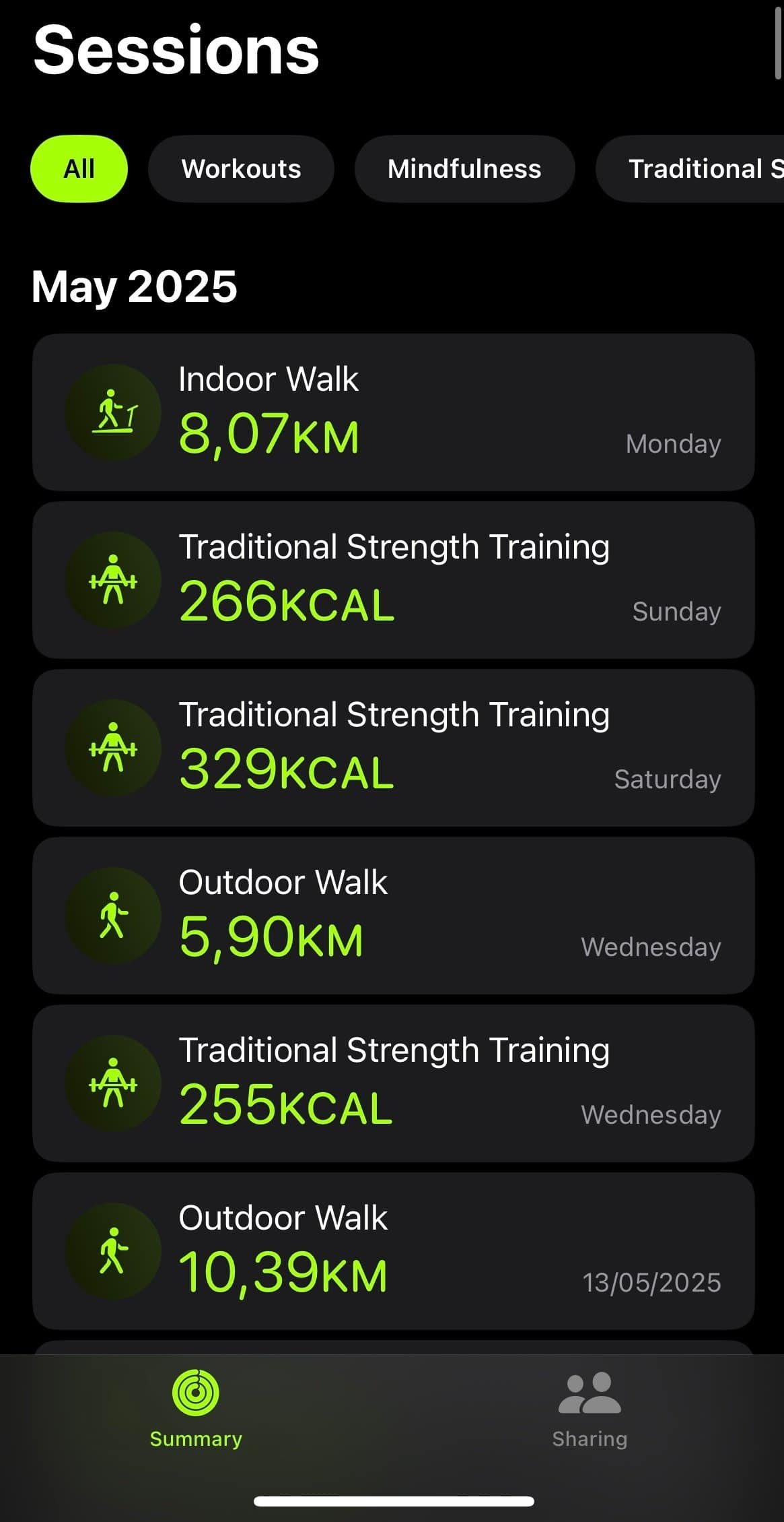Fitness and Active Recovery Sessions May